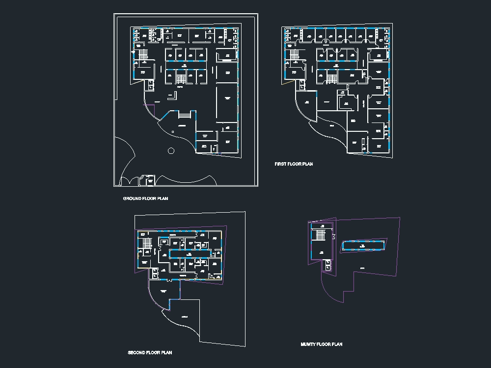 Edificio De Oficinas En Autocad Descargar Cad Gratis 198 3 Kb Bibliocad