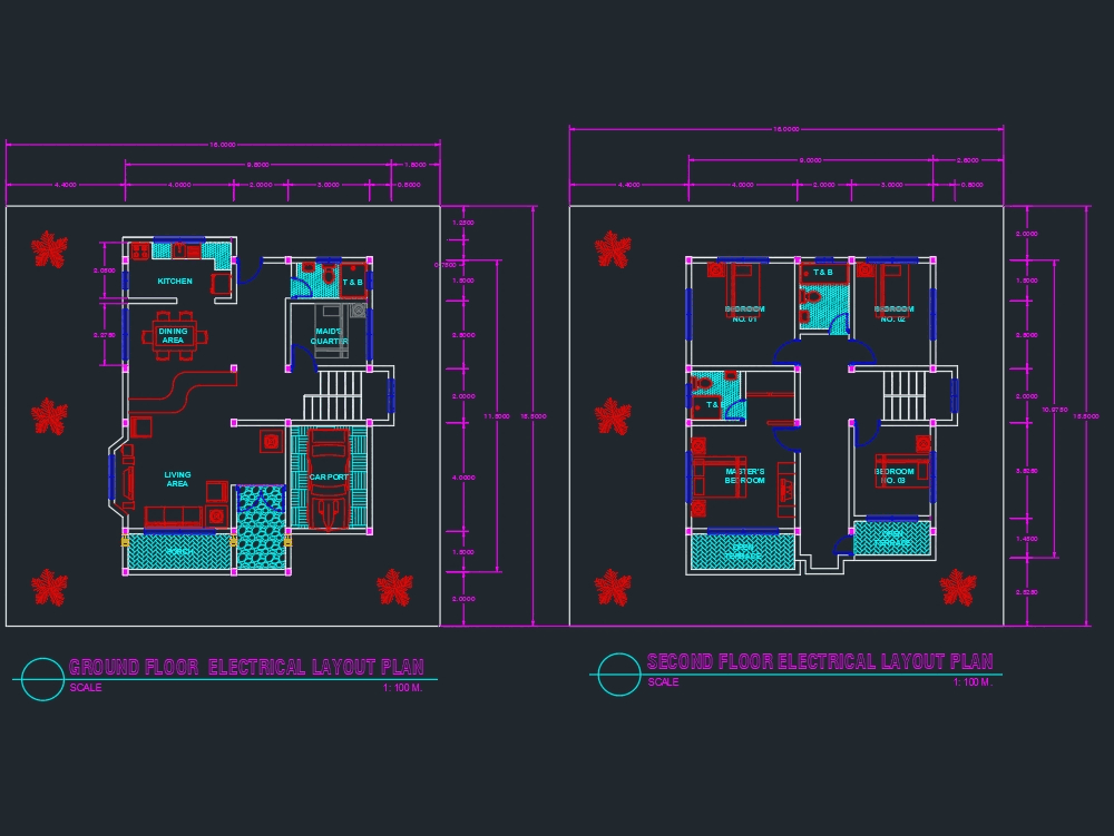 Floor plan in AutoCAD | CAD download (607.32 KB) | Bibliocad