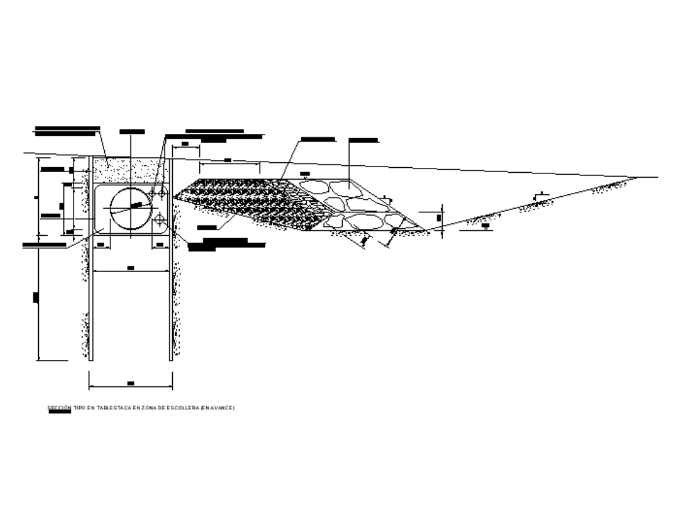 Sheet piling type section in AutoCAD | CAD download (152.59 KB) | Bibliocad