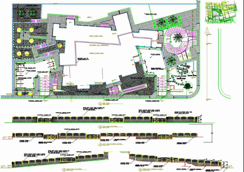 Типовой проект школы dwg