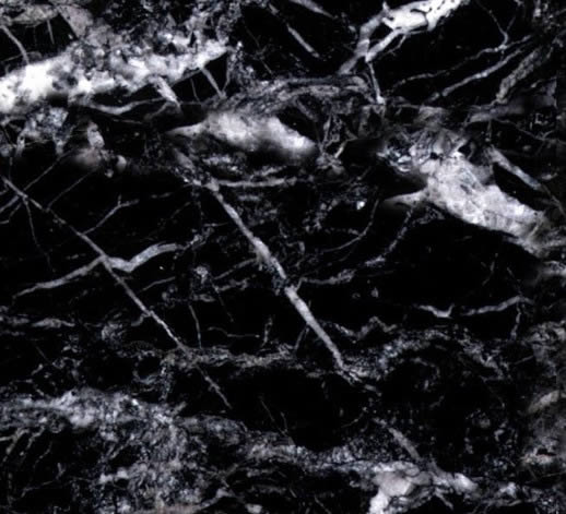Texture de stries blanches en marbre noir