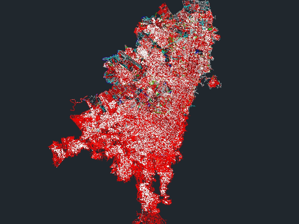 Karte von Bogota