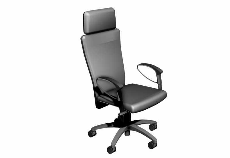 Sessel für Büro 3d