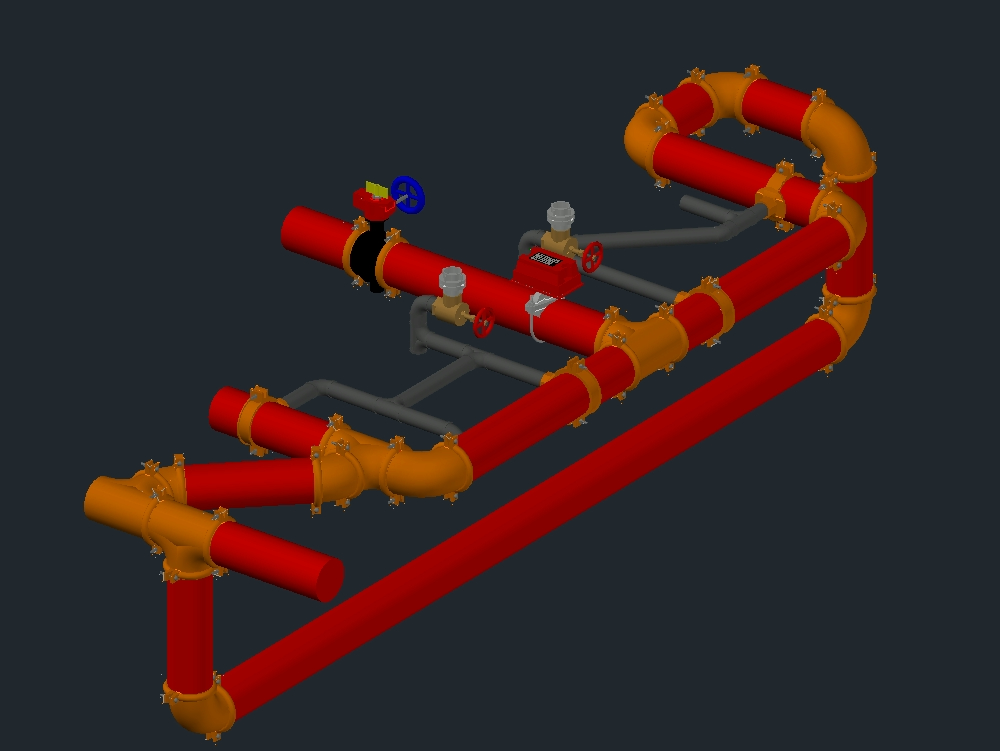 3d fire pipes