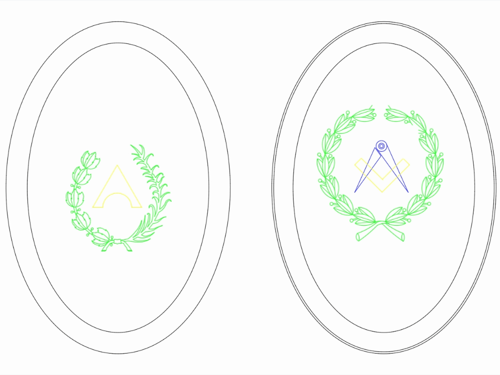 Proposed school insignia of architect