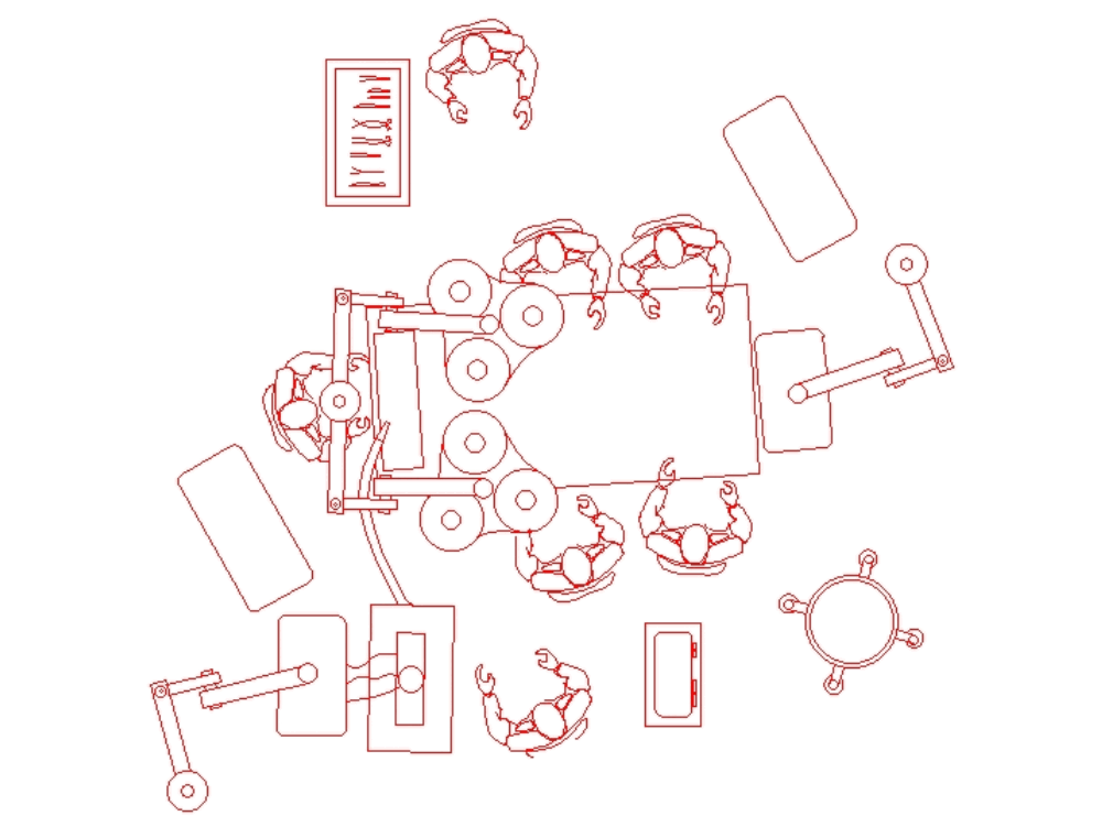 Operating room top view