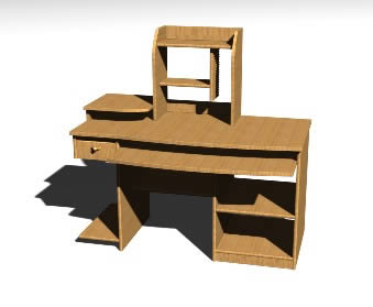 Mobília do computador 3D