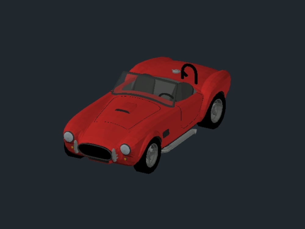 voiture shelby 3d