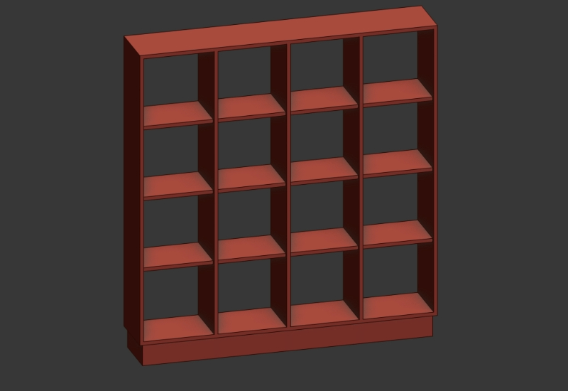 Library of 16 cubes.