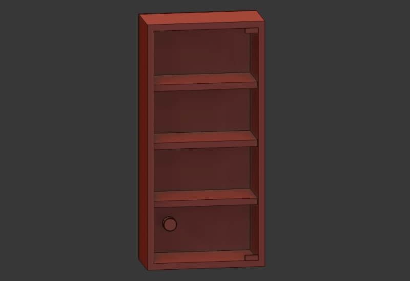 27x57x12 cm cabinet kit.