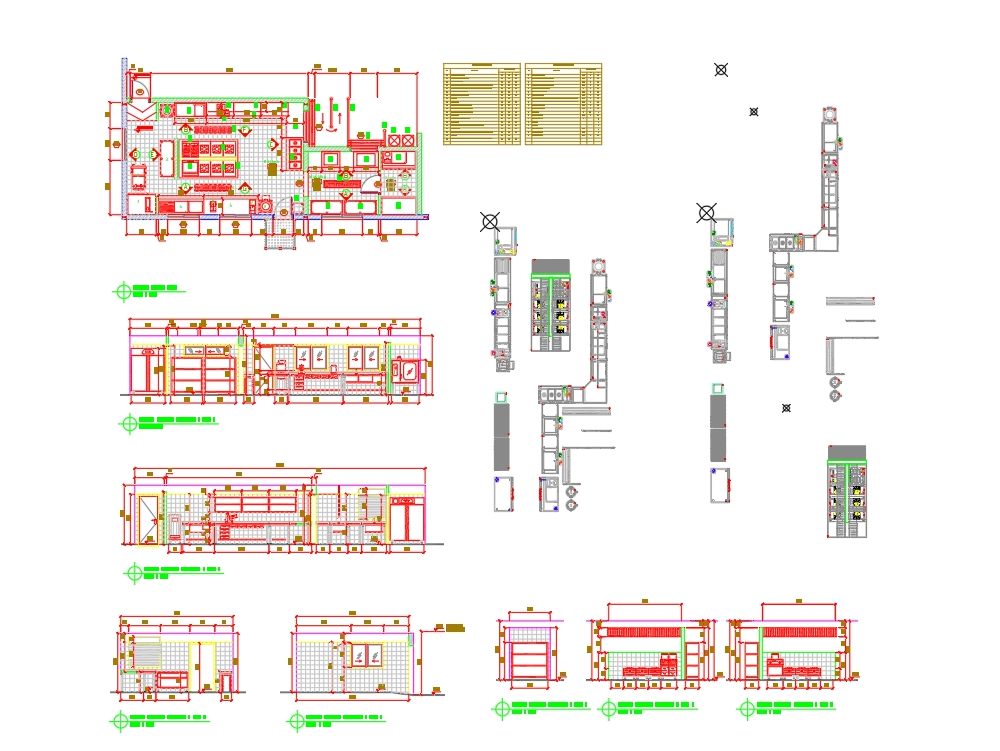 restaurant kitchen layout 3d