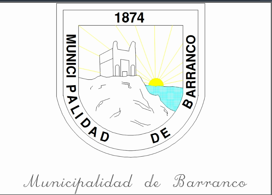 Coat of arms of the Barranco district