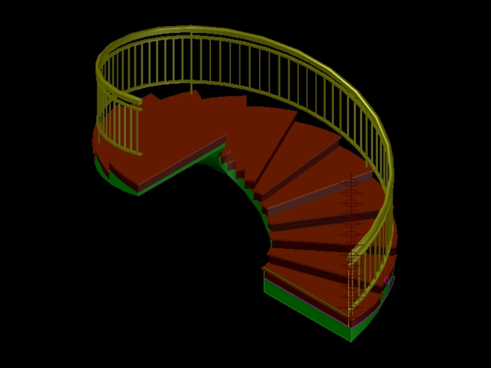 Escada 3D Caracol