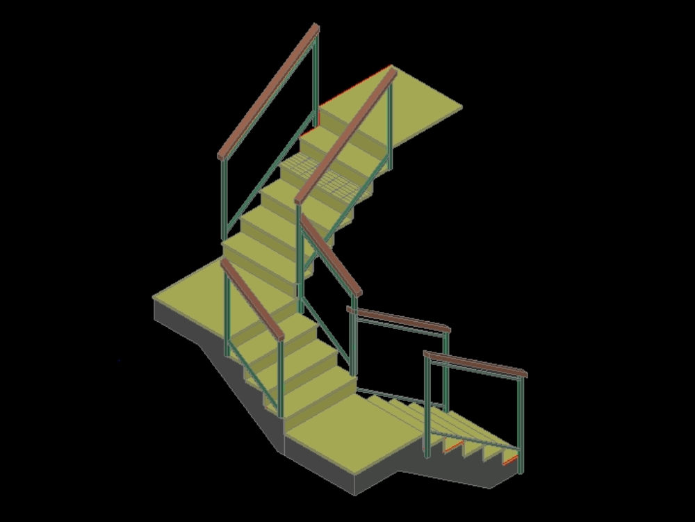 Escada reta