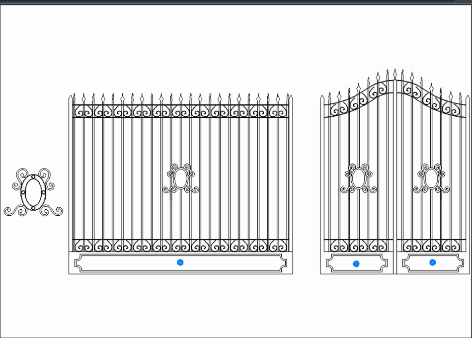 Swing and sliding gate