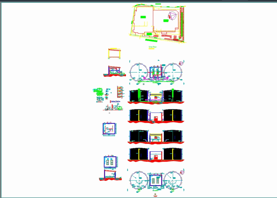 Fire sprinkler pump house  in AutoCAD CAD download 1 95 