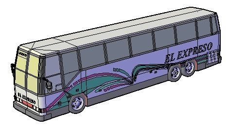 Passenger bus prevost 1995