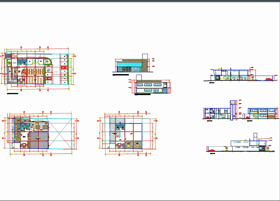 Centro Cultural En Autocad Descargar Cad 704 62 Kb Bibliocad