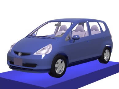 Honda fit - Auto 3d