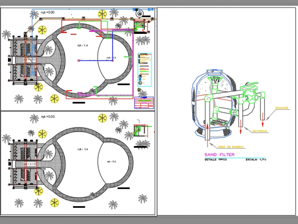 Alberca en AutoCAD | Descargar CAD ( KB) | Bibliocad