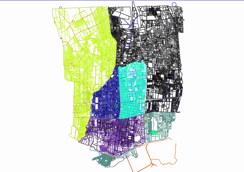 Mapa político Quillacollo