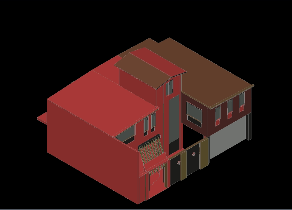 3D-Zimmer-Haus