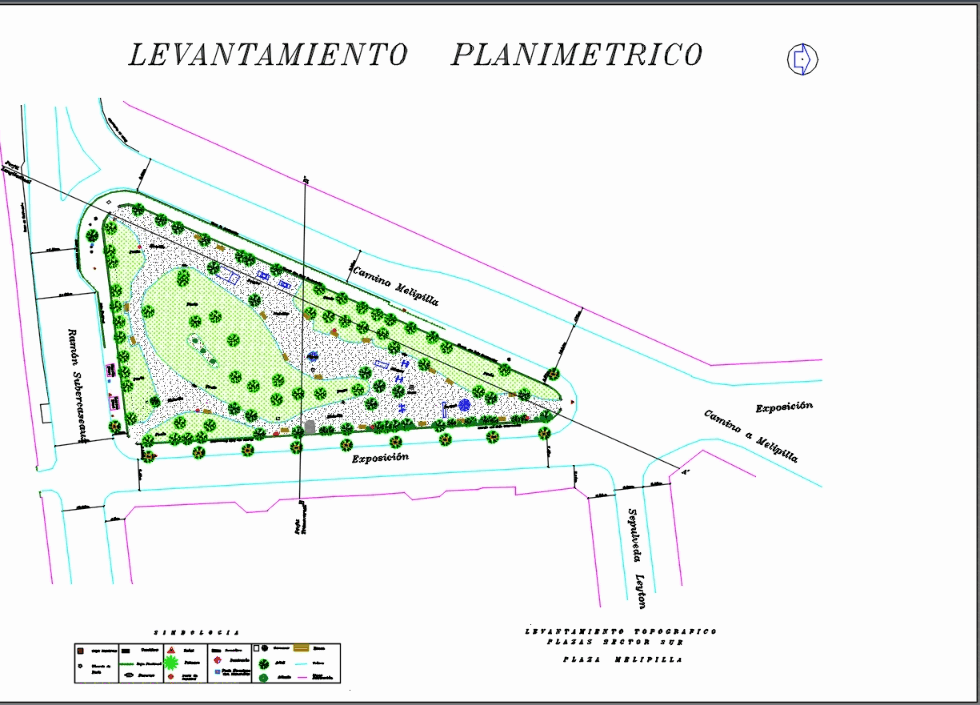 Praça Melipilla Em Autocad Baixar Cad Grátis 33464 Kb Bibliocad 3977