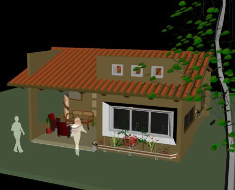 3D HOUSE FURNISHED.