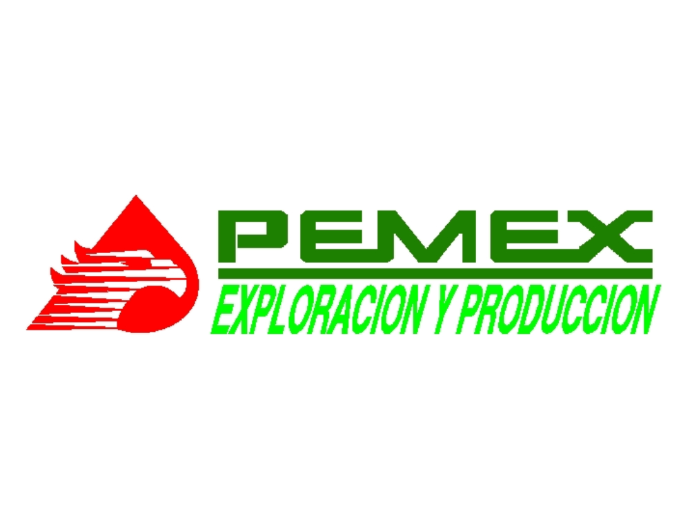 Pemex logo.