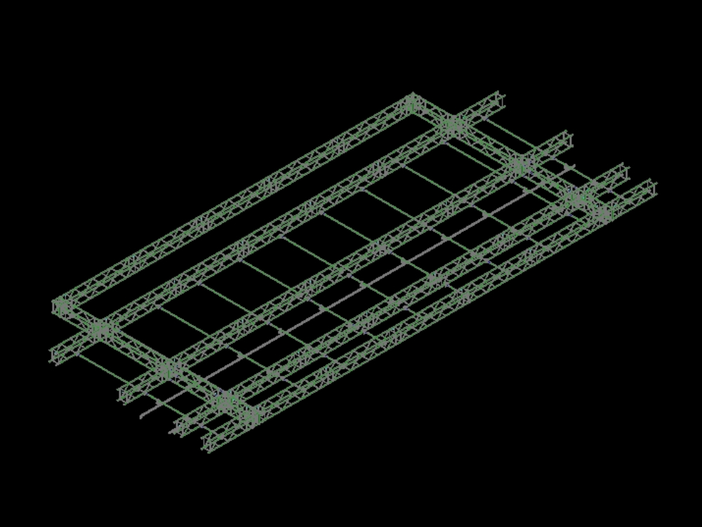 Truss structures in 3d.