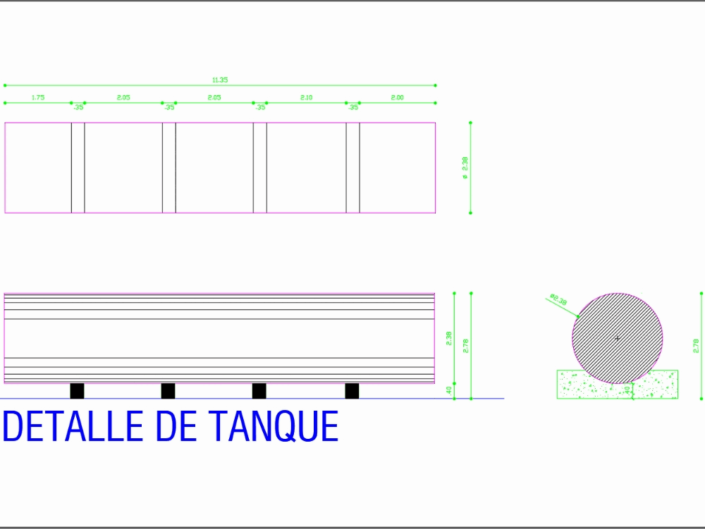Detalle Tanques Diesel