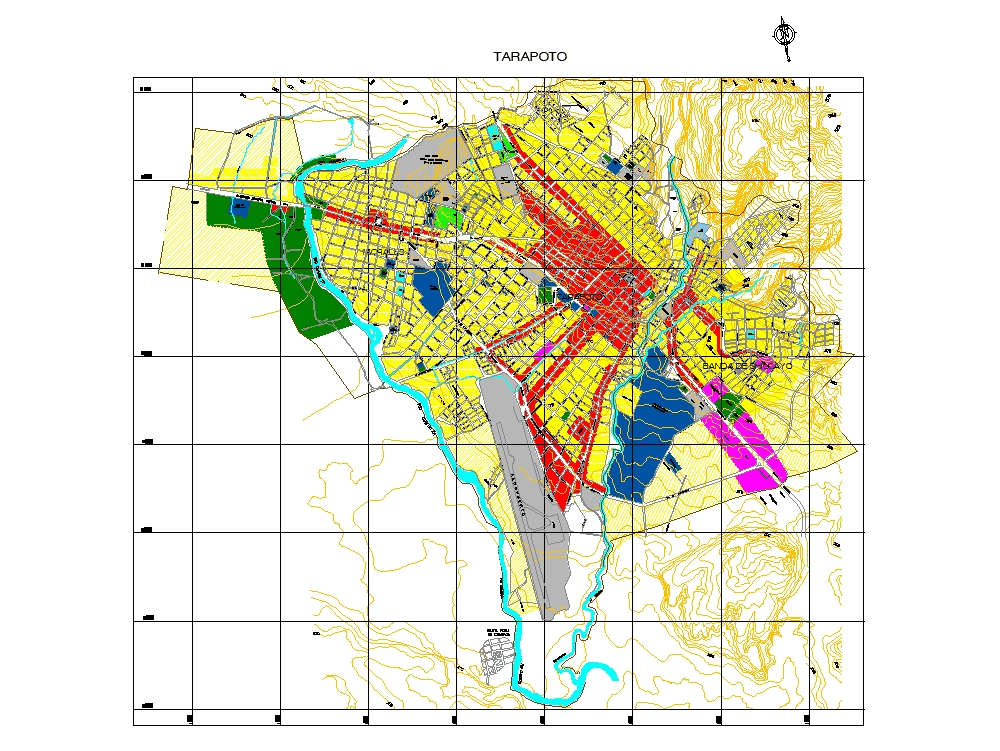 Plano tarapoto en AutoCAD Descargar CAD