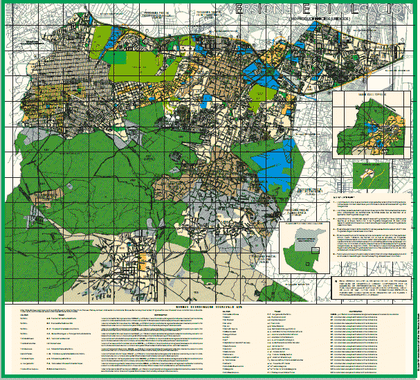 Stadtentwicklungsplan von Tlalpan