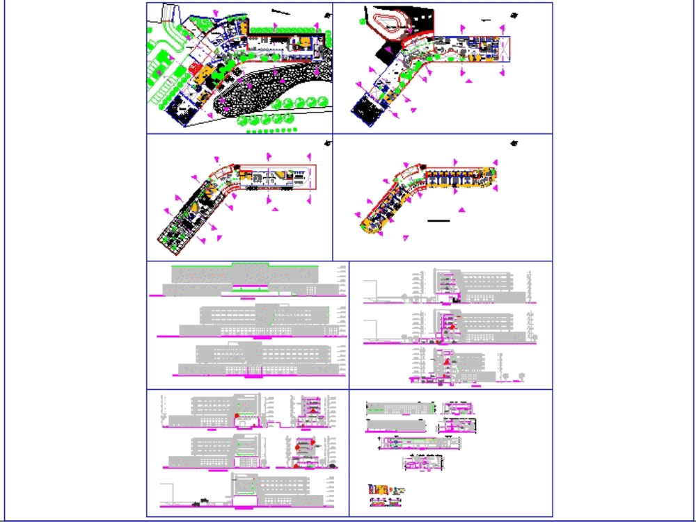 5 star hotel in AutoCAD | CAD download (3.08 MB) | Bibliocad