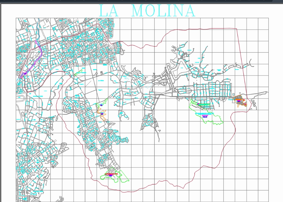 Plano La Molina 