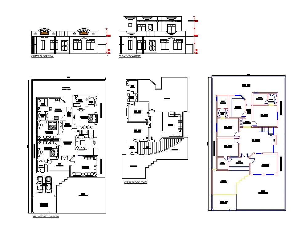 Casas Em Autocad Baixar Cad Grátis 195 41 Kb Bibliocad