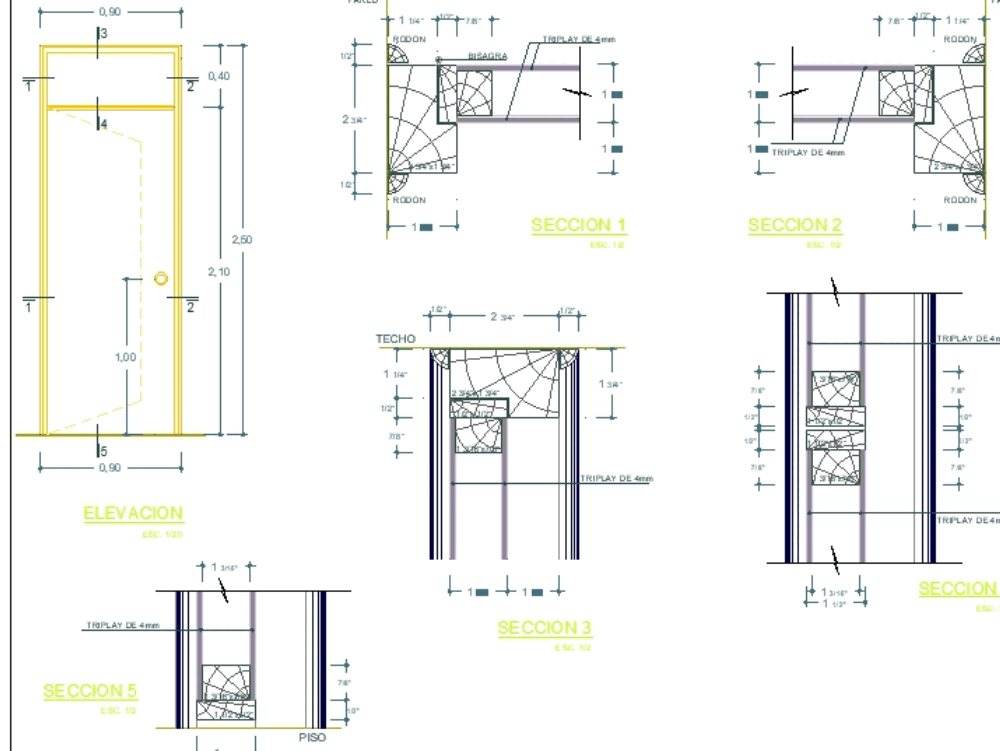 Details in AutoCAD CAD download 66 29 KB Bibliocad 