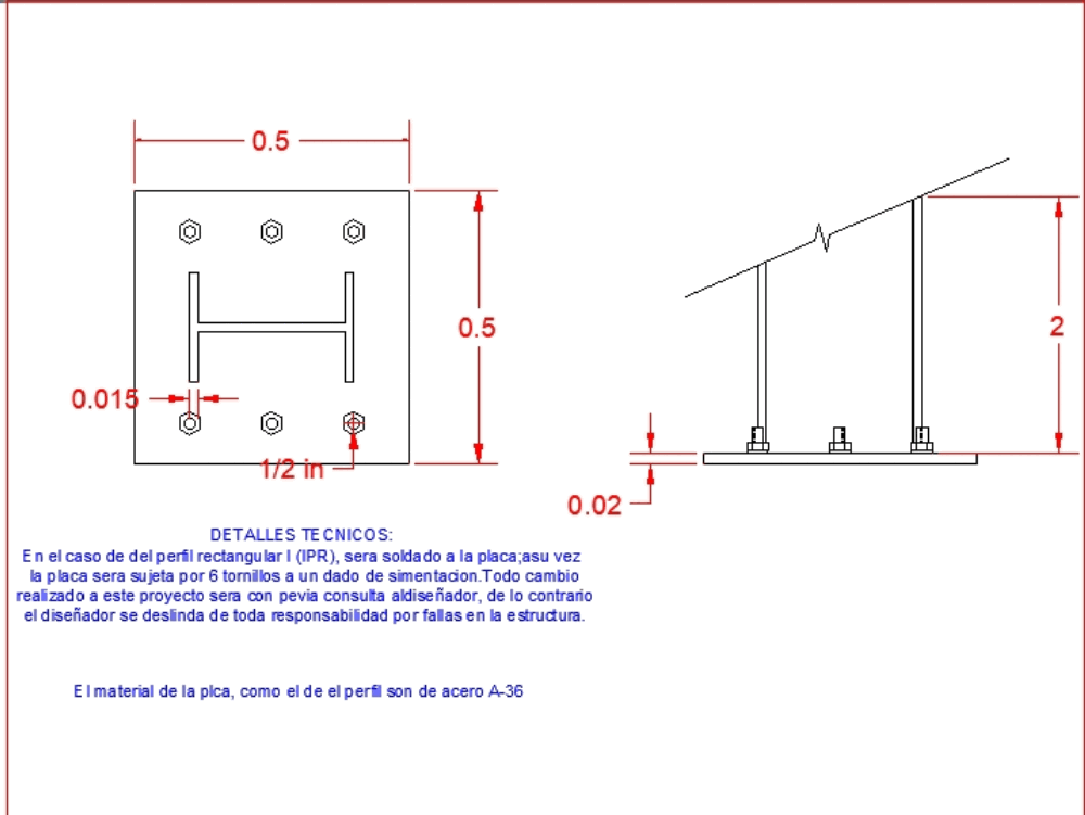 Acero En Autocad Descargar Cad Gratis Kb Bibliocad