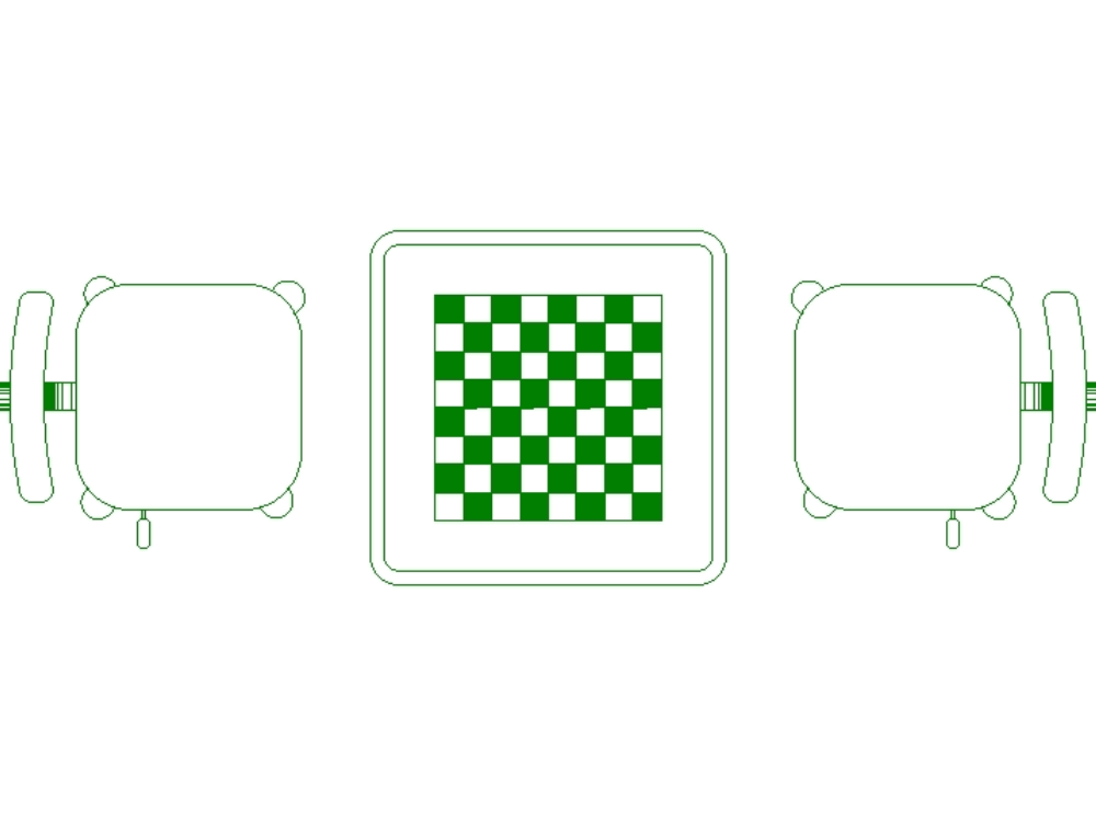 Xadrez em AutoCAD, Baixar CAD Grátis (2.23 MB)