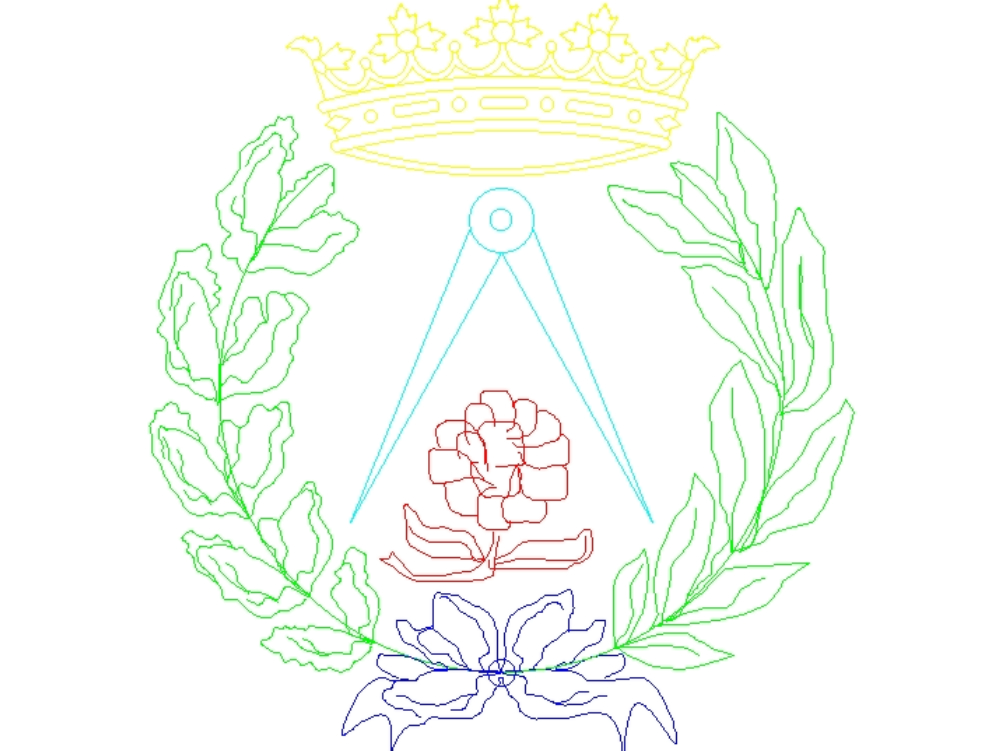 escudo de arquitetura clássica