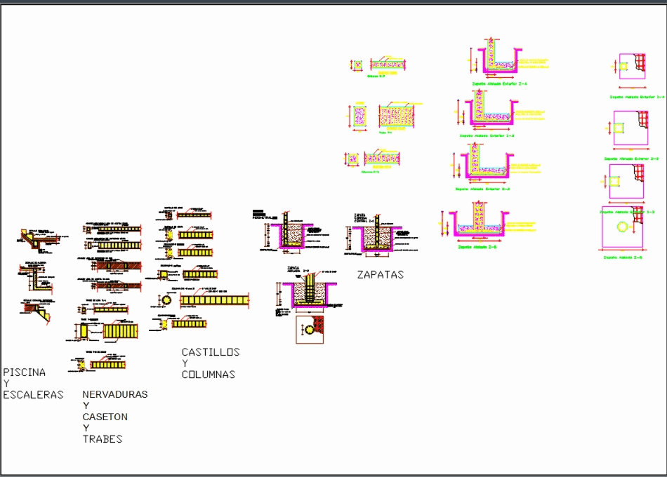 Blocos Estruturais Em Autocad Baixar Cad 21499 Kb Bibliocad 5917