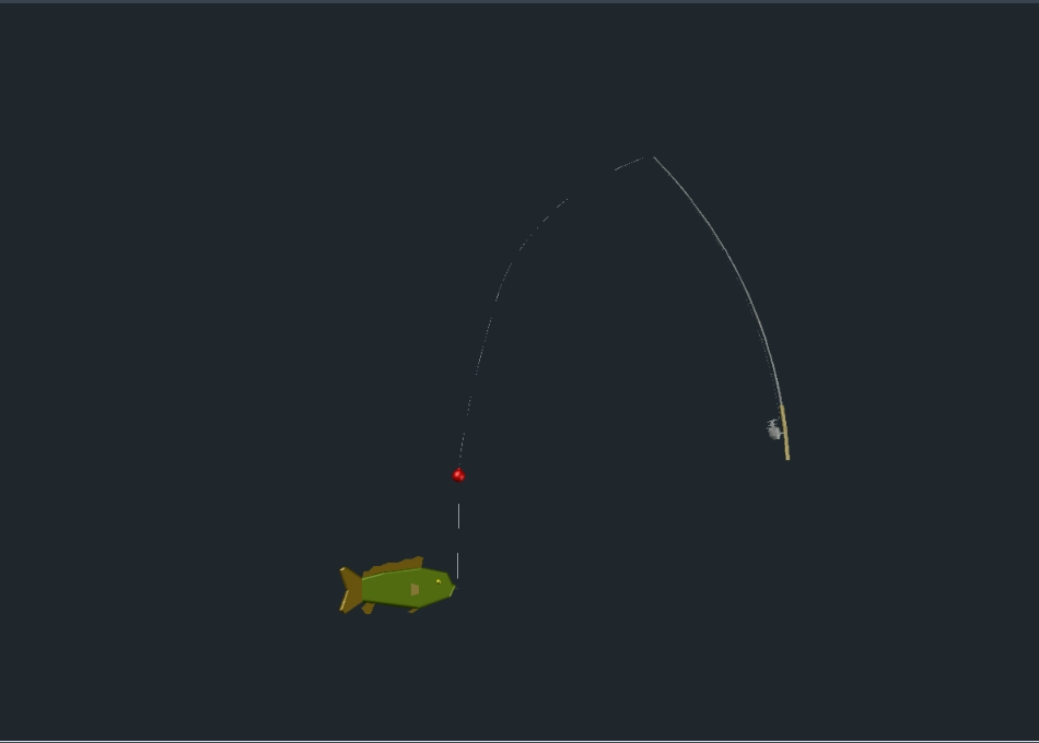 Caña de pescar en AutoCAD | Descargar CAD gratis ( KB) | Bibliocad