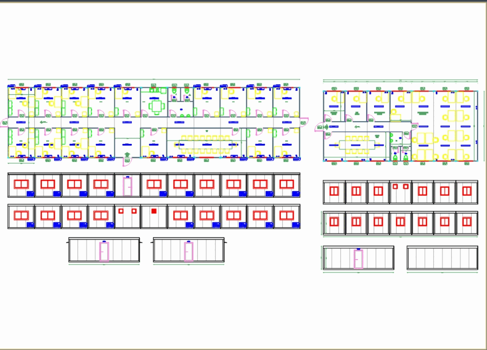 Complexe De Bureaux Dans Autocad Téléchargement Cad Gratuit 38978 Kb Bibliocad 8996