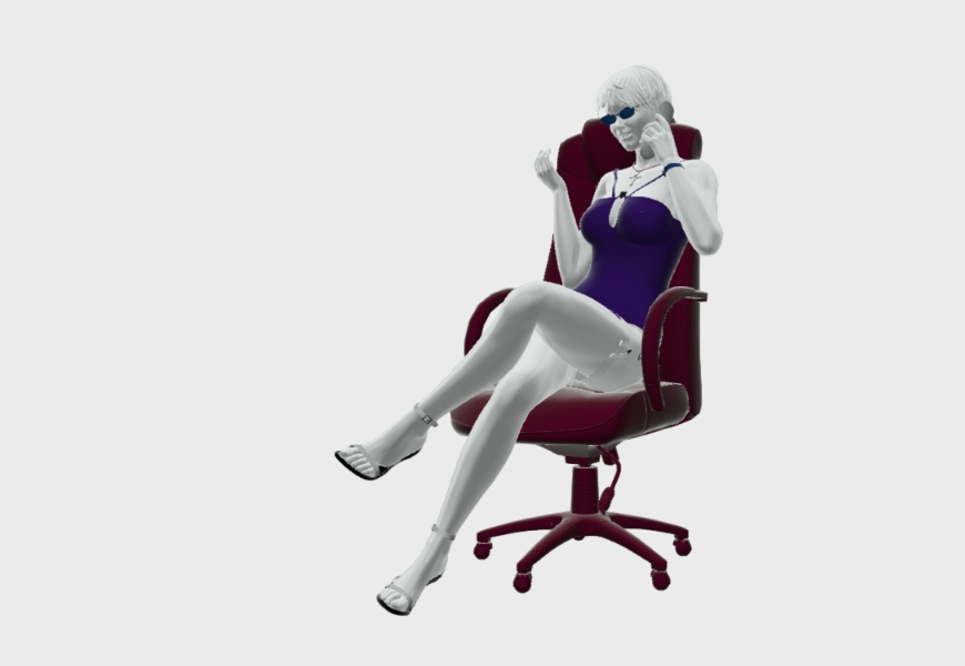 Mujer sentada 