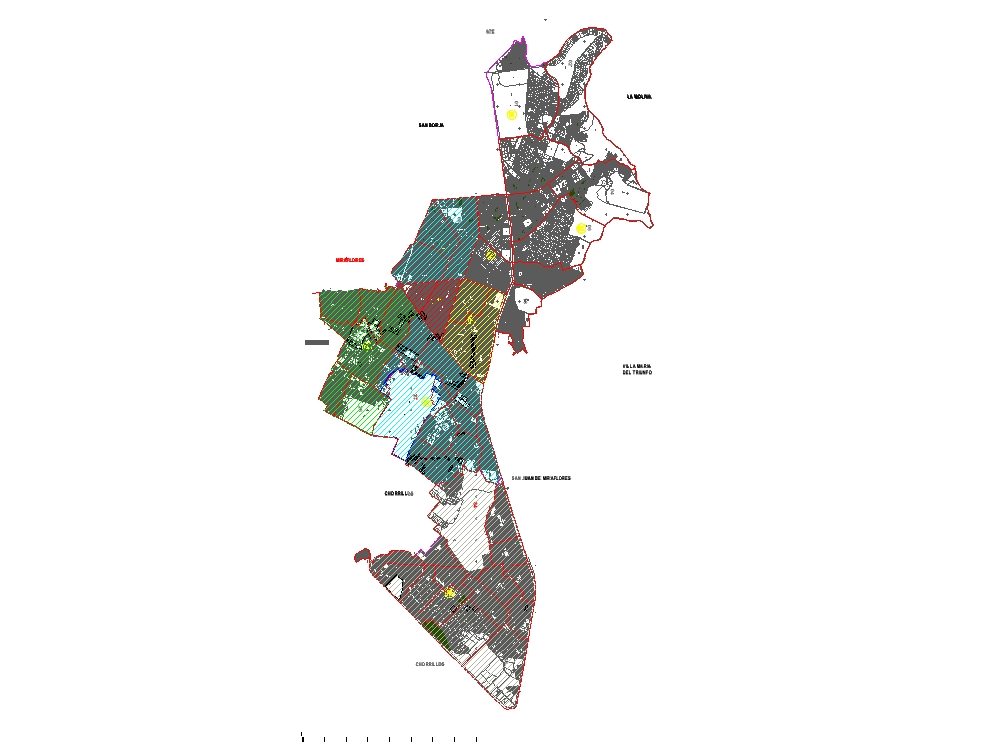 Mapa de Santiago de Surco