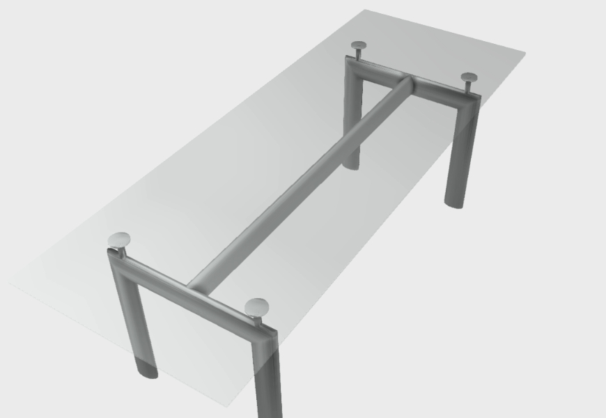 Modèles de meubles 3D - Le Corbusier