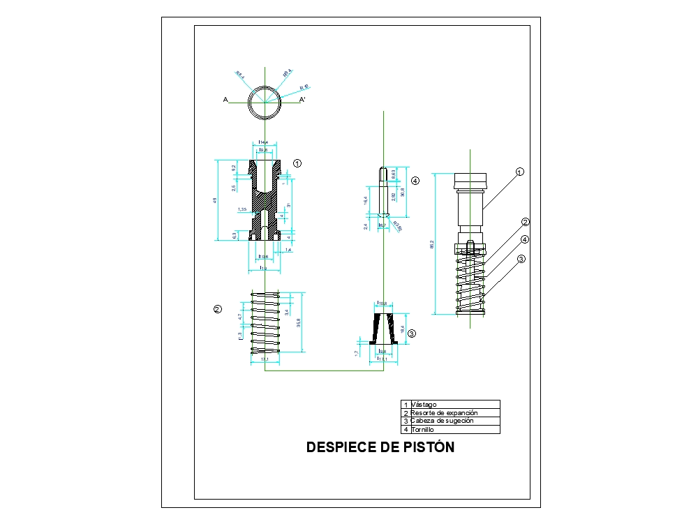 Mechanische Teile In Autocad Cad Download 132 36 Kb Bibliocad