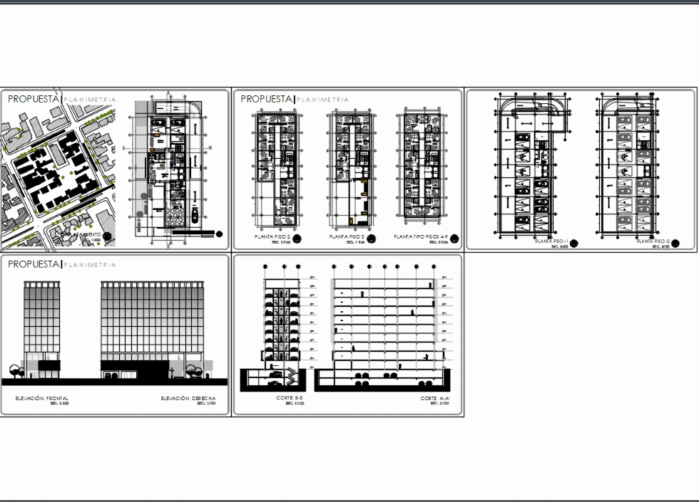 Immeuble De Bureaux Dans Autocad Téléchargement Cad Gratuit 41 Mb Bibliocad 6553