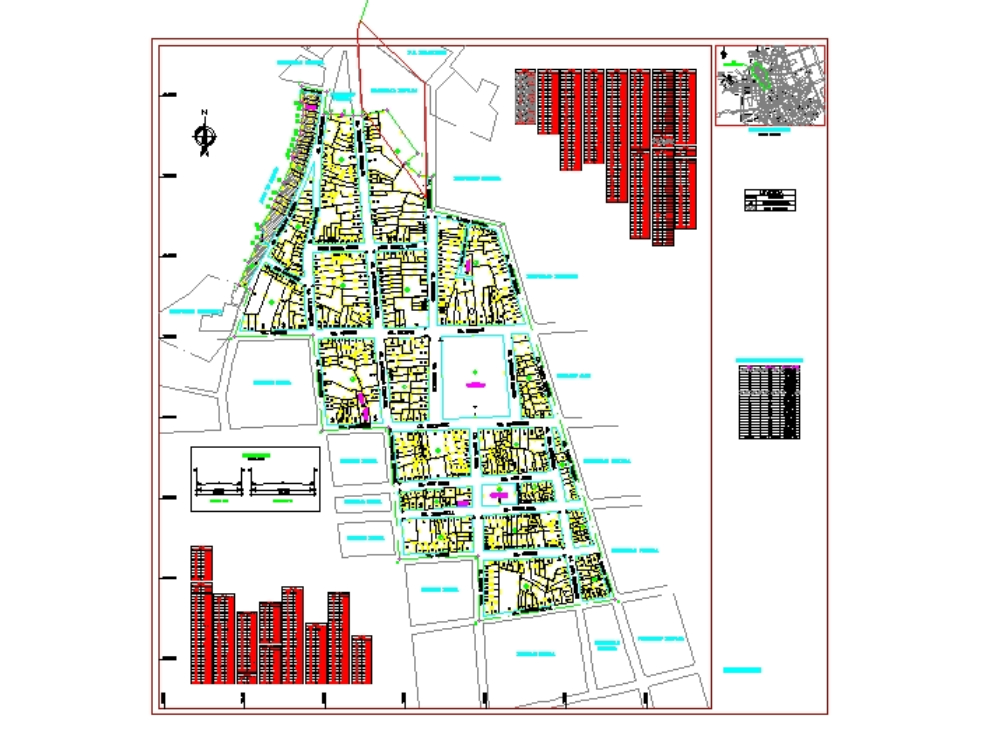 New town cadastre