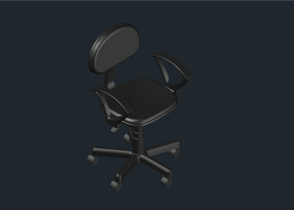 chaise pivotante 3D